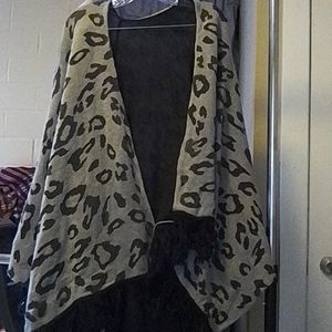 Gold Flava Grey and black shawl